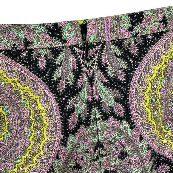 J. Crew Paisley Print Pencil Skirt size 4 - Picture 3 of 7